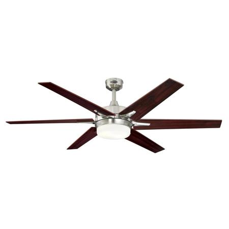 WESTINGHOUSE Cayuga 60-Inch Indoor Ceiling Fan w/Dimmable LED Light Kit 7207700